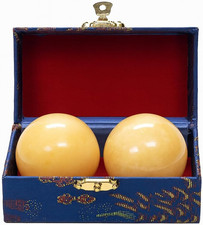 , Baoding Balls Set of 2 Hand Exercise, Stress Relief, Coordination Strength