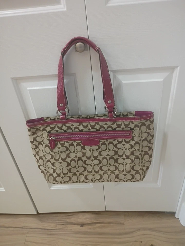Coach ピンク ショルダーバッグ バッグ & ハンドバッグ 女性用 | eBay