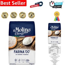 Type 00 Soft Wheat Flour 1kg - Multipurpose Flour | Ideal for Cakes, Breads, ... 7.99 per kilo