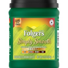 Folgers Simply Smooth Decaf Ground Coffee, Mild Roast, 11.5 Ounce Pack of 1 