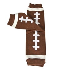 allydrew Sports Theme Baby  Toddler Leg Warmer - One Size, Football Brown 