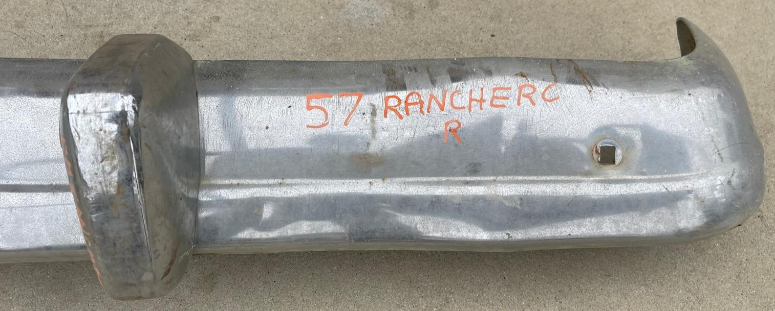 X FORD RANCHERO STATION WAGON REAR BACK NEW TRIPLE CHROME PLATED BUMPER ...