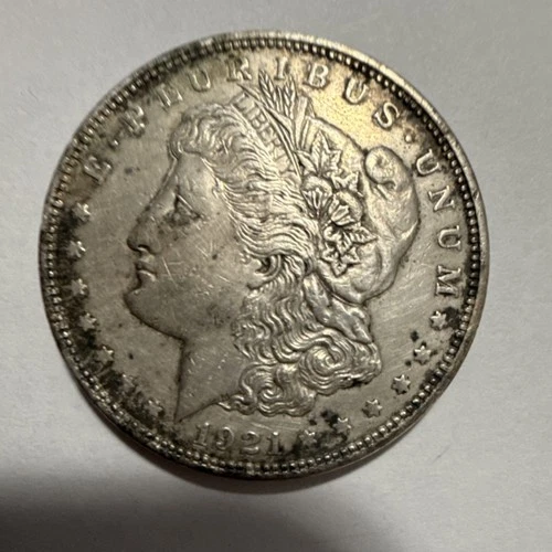 1921 Morgan Silver Dollar  Circulated $1 Coin 0.9 Fineness