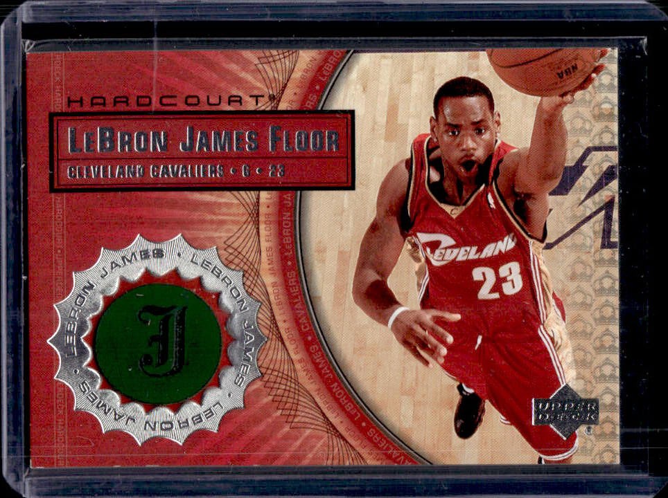 2003-04 Upper Deck Hardcourt LeBron James Floor Rookie RC #LB7 Cavaliers