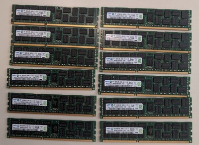 11x 8GB DDR3L ECC REG RDIMM PC3L-10600R 1333 MHz Samsung M393B1K70DH0-YH9