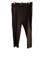 Counterparts Misses Modern BLACK PANTS Pull-On STRETCH 36 x29" Inseam Sz 14-16