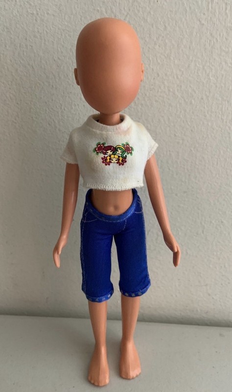 9.5" What's Her Face Fashion Doll No Face Vintage Y2K