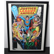 Justice League of America #217 Framed 12x16 Cover Art George Pérez | DC Comics