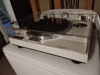 VTG RARE Kenwood KD 600 Direct Drive Turntable ROCK Marble WORKS/ TESTED