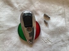Hella Zündschlossabdeckung Kontrollleuchte rot/grün NOS Chrom BMW NSU DKW Maico