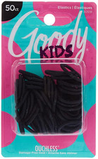 Ouchless Braided Mini Elastics, 50 Count