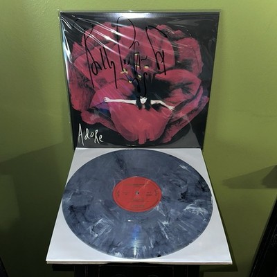 THE SMASHING PUMPKINS Adore 2 LP Gray Marble Vinyl Record SIGNED