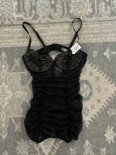 Adore Me Sz L Rosie Dress Lingerie Lace Feminine Unlined