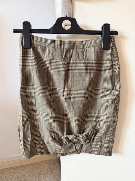 Women Moschino Cheap&Chic Skirt Khaki Wool 34