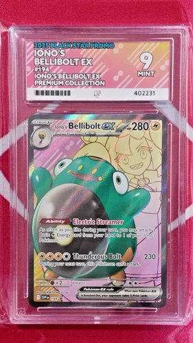 Ace 9 Pokémon TCG 2025 Iono's Bellibolt Ex Black Star Promo #194