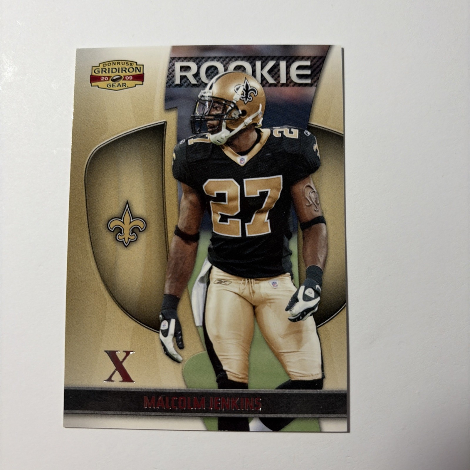 Malcolm Jenkins Donruss Gridiron Gear #172 Silver Xs