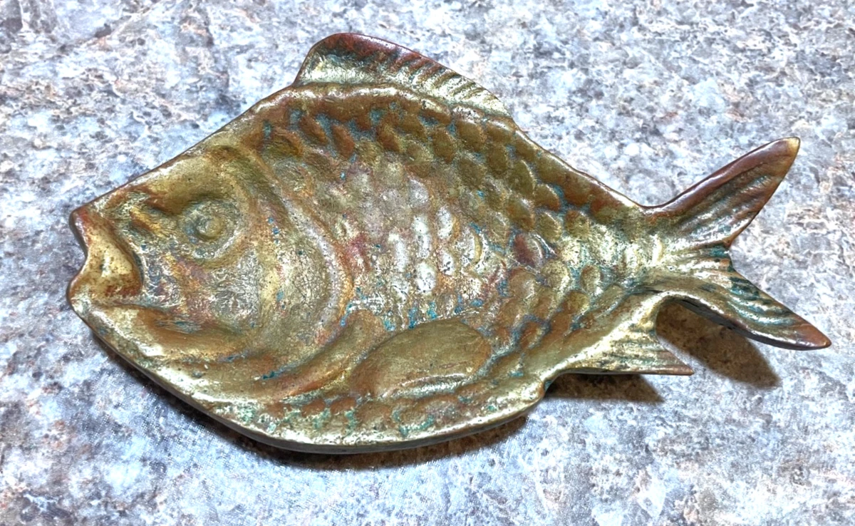 brass fish ashtray products for sale | eBay