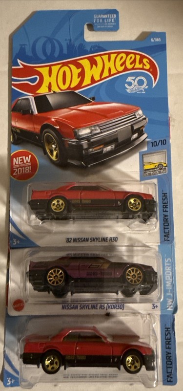 Hot Wheels Nissan Skyline R30 - Set Of 3