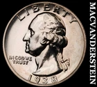 1938 Washington Quarter- Silver Lustrous Choice Gem Proof  #i4345