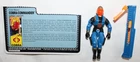 1991 G.I. JOE COBRA COMMANDER v.4 with Launcher & File Card