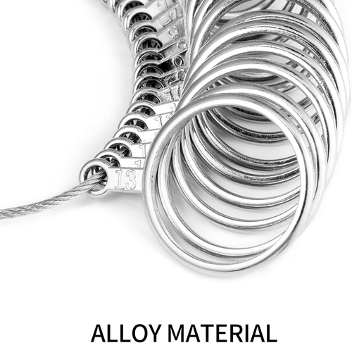 Ring Sizer Measuring Tool Kit, 27 PCS Stainless Steel Measuring Ring Tool, US Ri - Picture 6 of 6