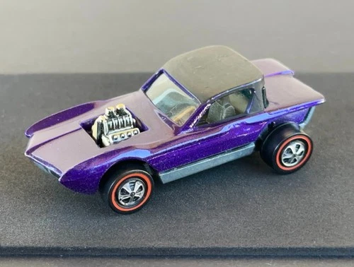 Vintage Hot Wheels Redline 1968 SPECTACULAR DEEP Purple Python - EYE CANDY MINT-