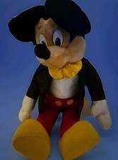 Vintage Disney Mickey Mouse Plush Stuffed Animal Tuxedo 27" Applause W/Tag EUC