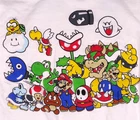 Vintage Nintendo Super Mario T Shirt Large SNES NES Video Game Y2K Gamer Tee