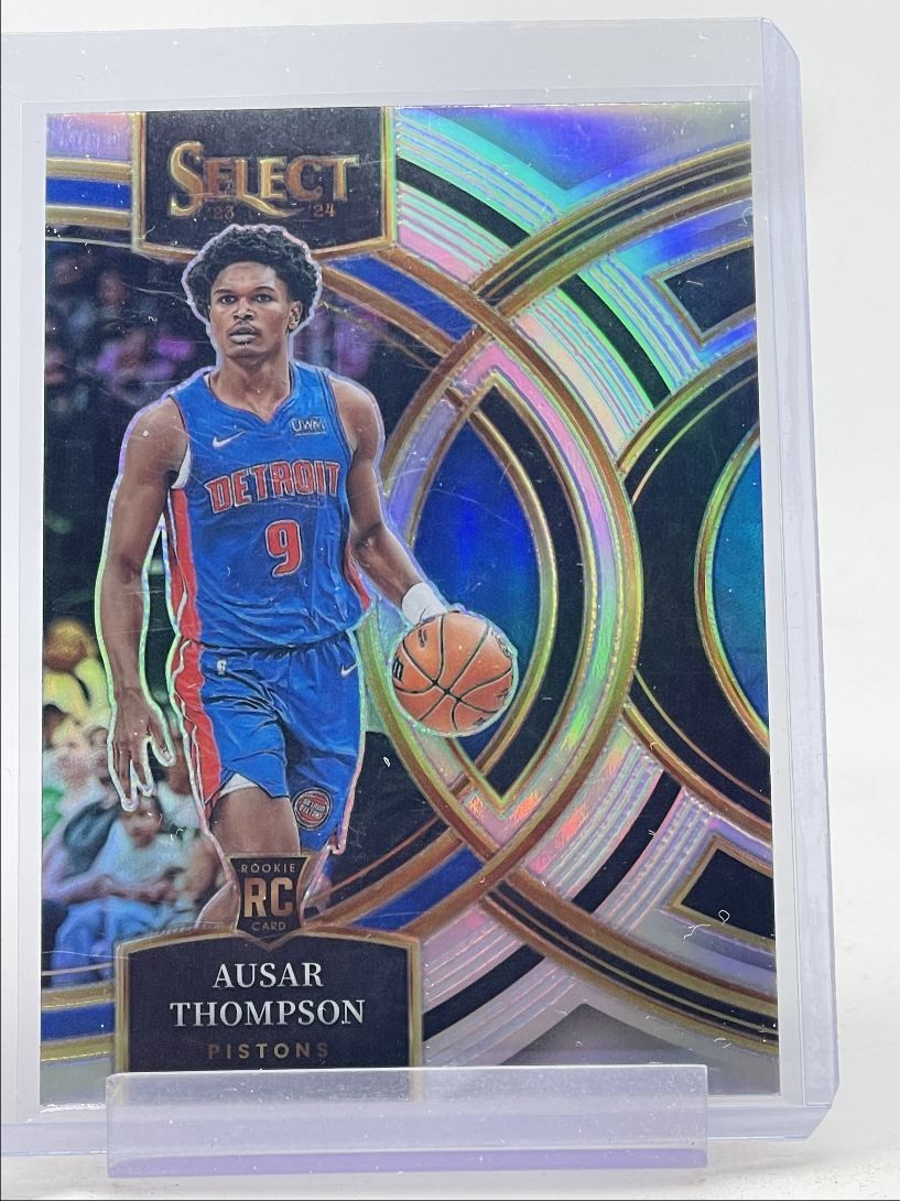 AUSAR THOMPSON 2023-24 SELECT PREMIER LEVEL ROOKIE SILVER PRIZM RC Q5118