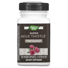 2 X Nature's Way, Super Milk Thistle, 120 Vegan Capsules