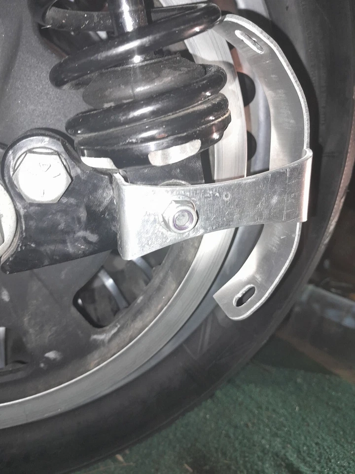 Rolled License Plate Relocation Tag Bracket for HARLEY-DAVIDSON STREET All Years - Image 3 of 4