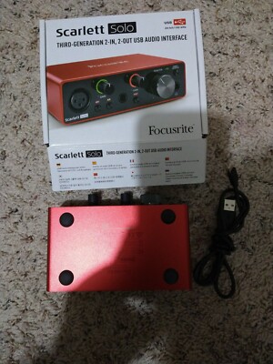 Focusrite Scarlett Solo 3rd Generation Digital Recording Interface