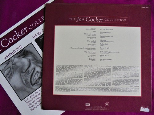 Joe Cocker Lp incl promo insert - Collection , Australian "Cube" pressing - Picture 2 of 3