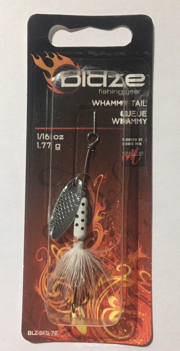 blaze whammy tail fishing lures Blaze 1/16 oz Spinner Bait Crappie Bass Spinnerbait Choose Matzuo Hook Lot