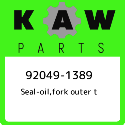 92049-1389 Kawasaki Seal-oil,fork outer t 920491389, New Genuine