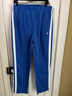 Ecko Unltd Jogger Pants Mens Size XL Blue 1972 Vintage Y2K Sweatpants Polyester