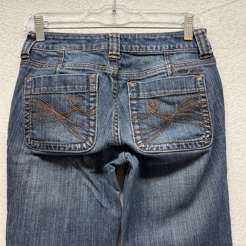 DKNY Boot Cut Jeans Women's Size 2 - Medium Wash Mid Rise Stretch Denim - Picture 8 of 12