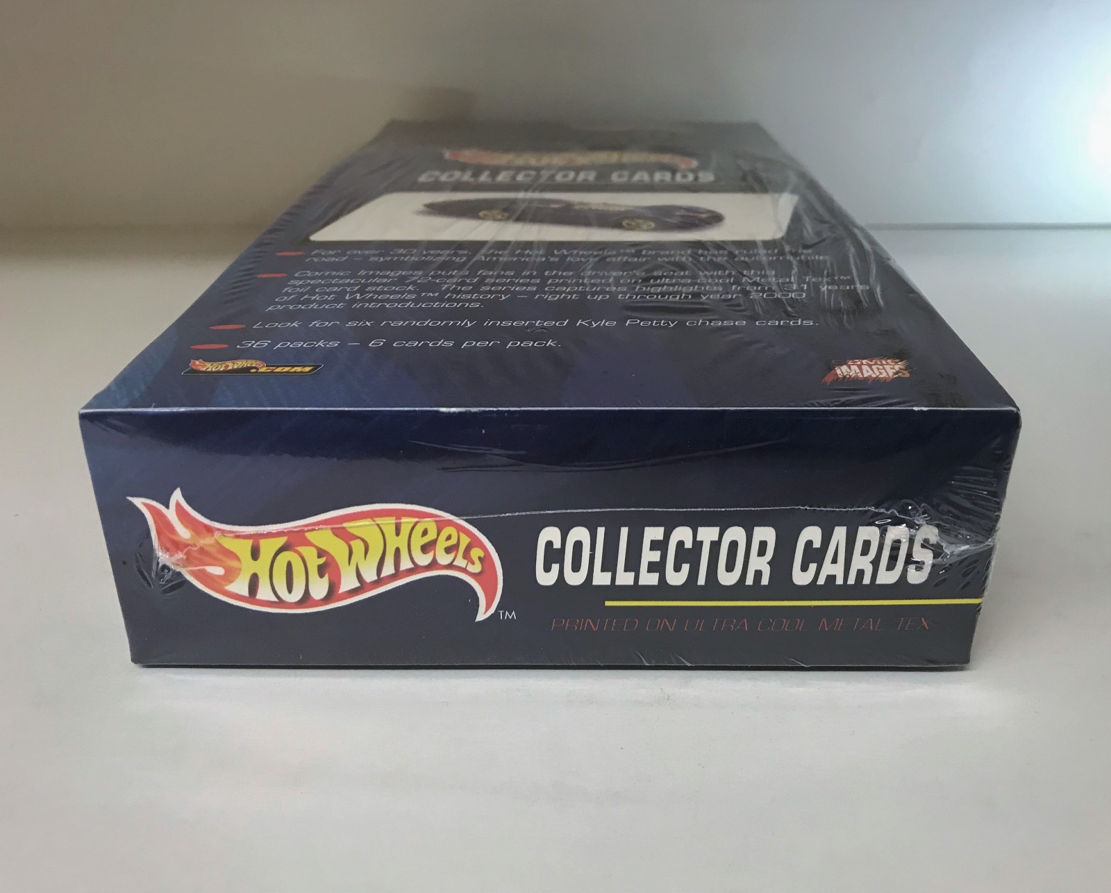Hot Wheels Collector Cards - Sealed Trading Card Hobby Box - Comic Images 1999 - Picture 4 of 4