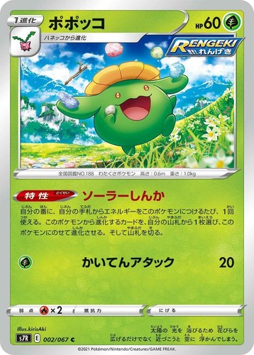 PSA 10 GEM MINT Shauna SR Pokemon Card Japanese 077/067 Blue Sky