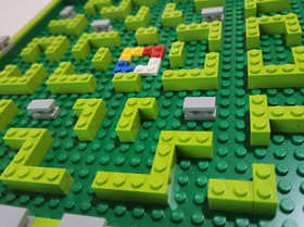 Lego Replacements Pieces - Base, Bricks and Template Minotaurus Game in Box 3841