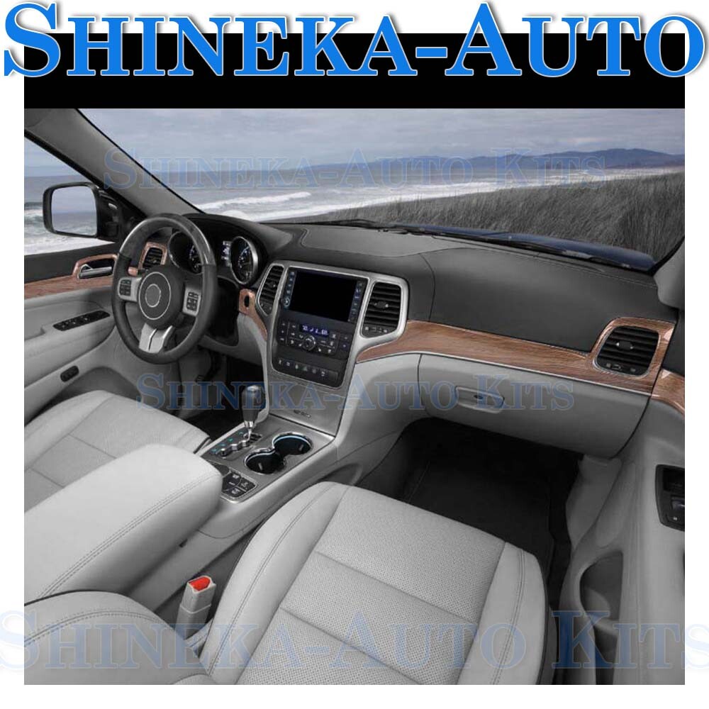 INTERIOR FULL DECOR OVERLAY SHELL COVER TRIM BEZEL FOR JEEP GRAND CHEROKEE 2011+