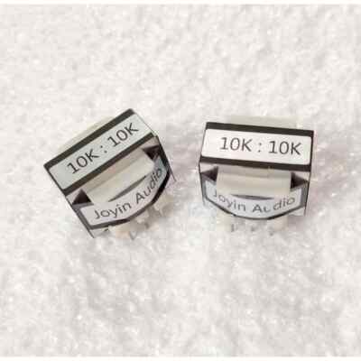 2PCS R310K:10K permalloy audio transformer input signal isolation 20Hz-80KHz