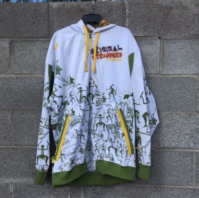 VTG Akademiks Original Trappers Men s Size 2XL Hoodie Urban Street Wear Zip Up