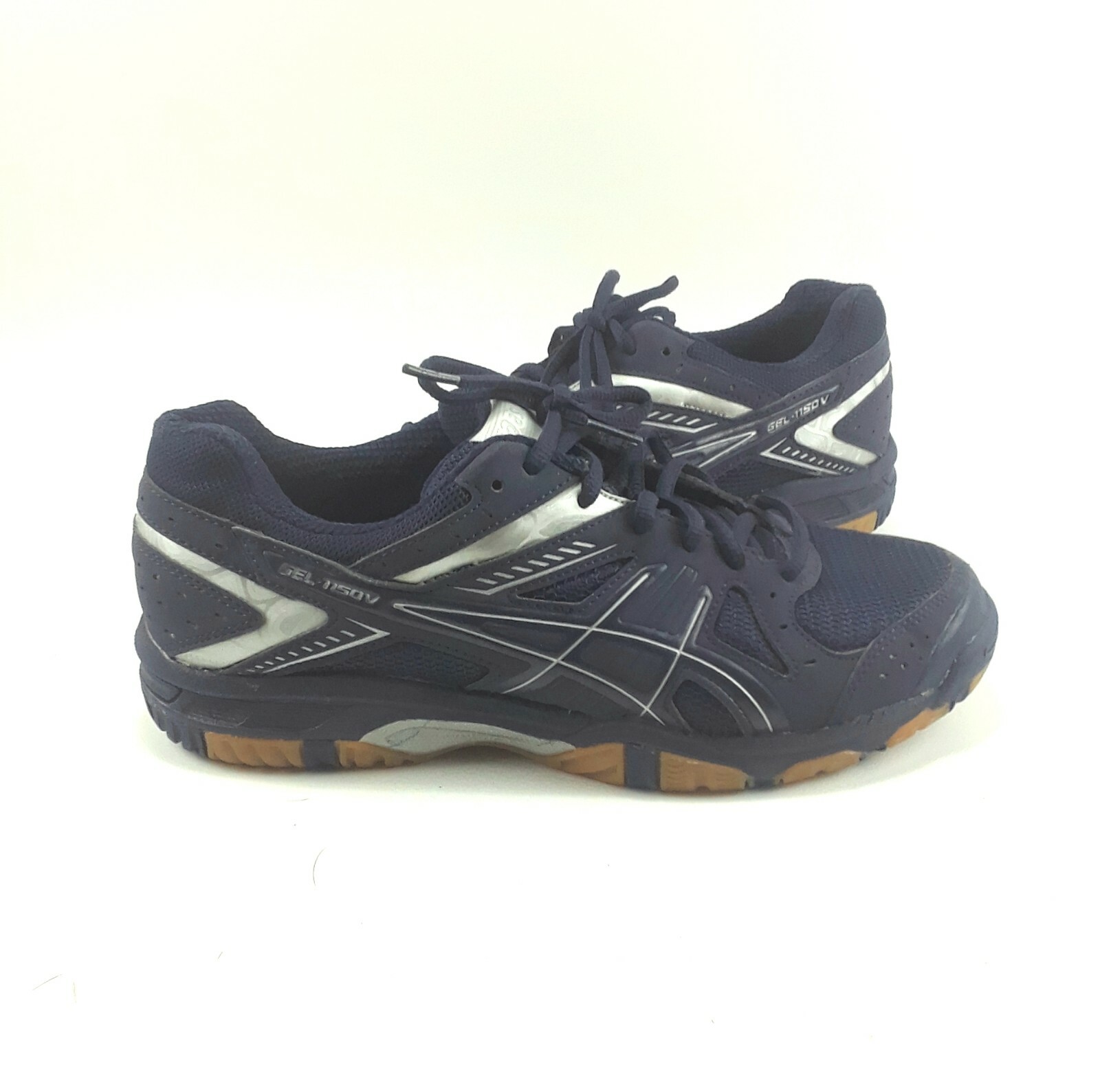 ASICS 'Gel-1150V' Blue Silver Volleyball Shoes Women's US