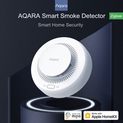 FOR Aqara Zigbee Smoke Alarm Fire Detector Monitor Wireless Smart Home HomeKit