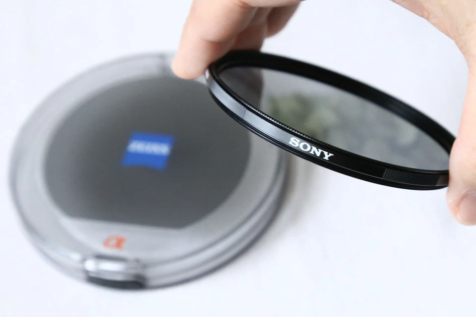 🎦Near MINT Sony Carl Zeiss T* 77mm VF-77CPAM2  Circular PL Filter With Case JP - Image 3 of 4