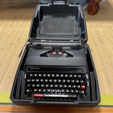 Silver Reed 8107 Typewriter with Case Operation not Confirmed Vintage thumbnail