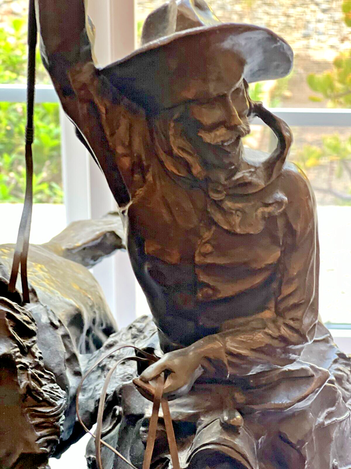 Frederic Remington, Coming Through The Rye Bronze Sculpture Full Size