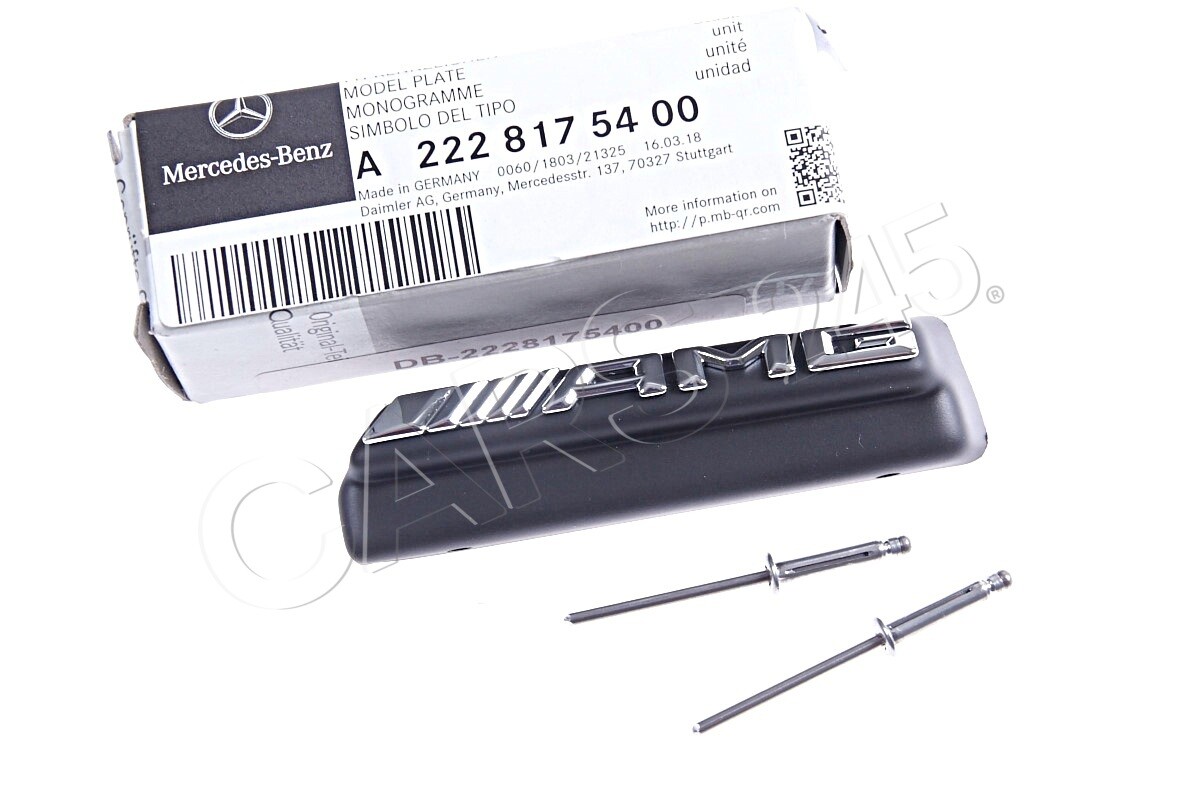 Genuine MERCEDES W222 Sedan Model Plate AMG 2228175400 | eBay