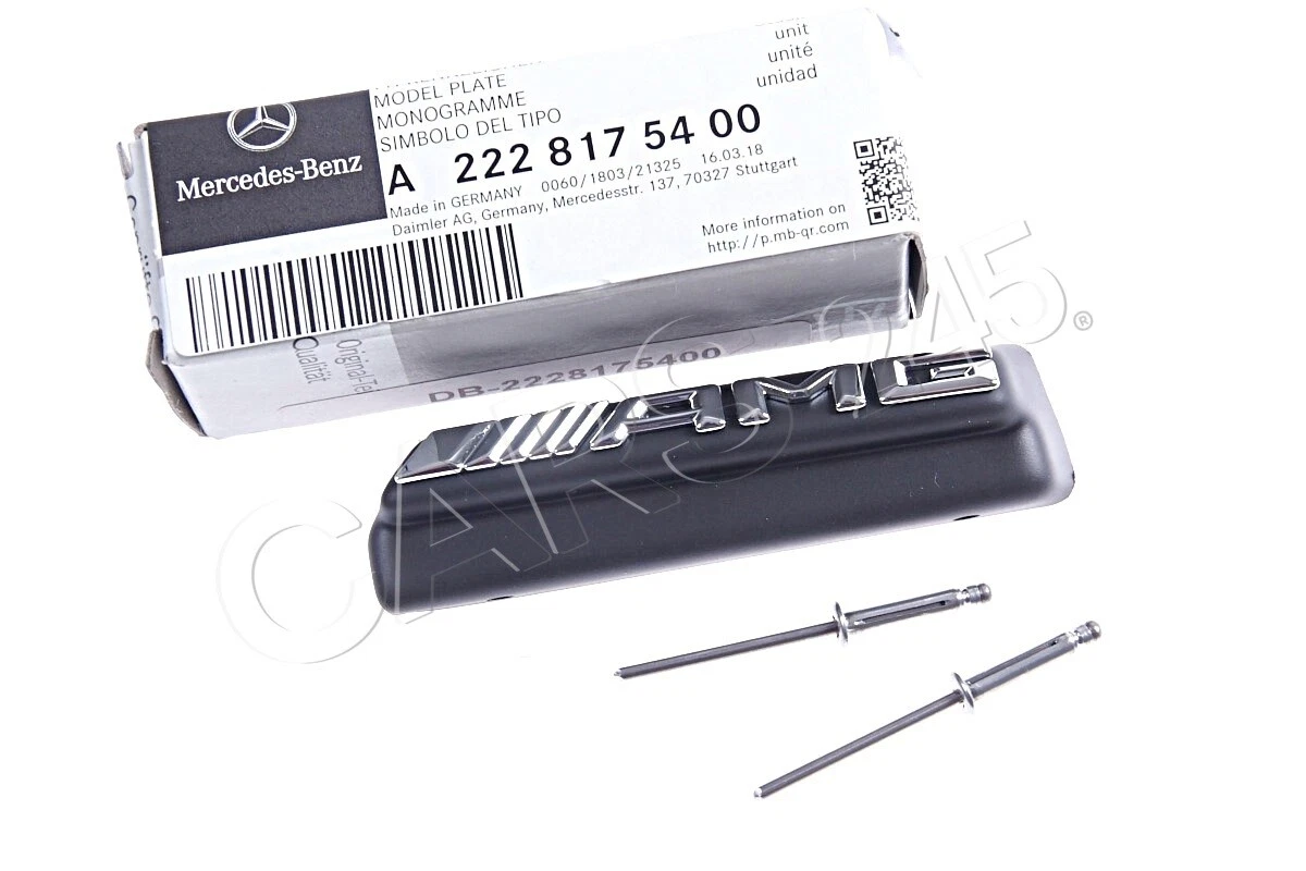 Genuine MERCEDES W222 Sedan Model Plate AMG 2228175400 | eBay